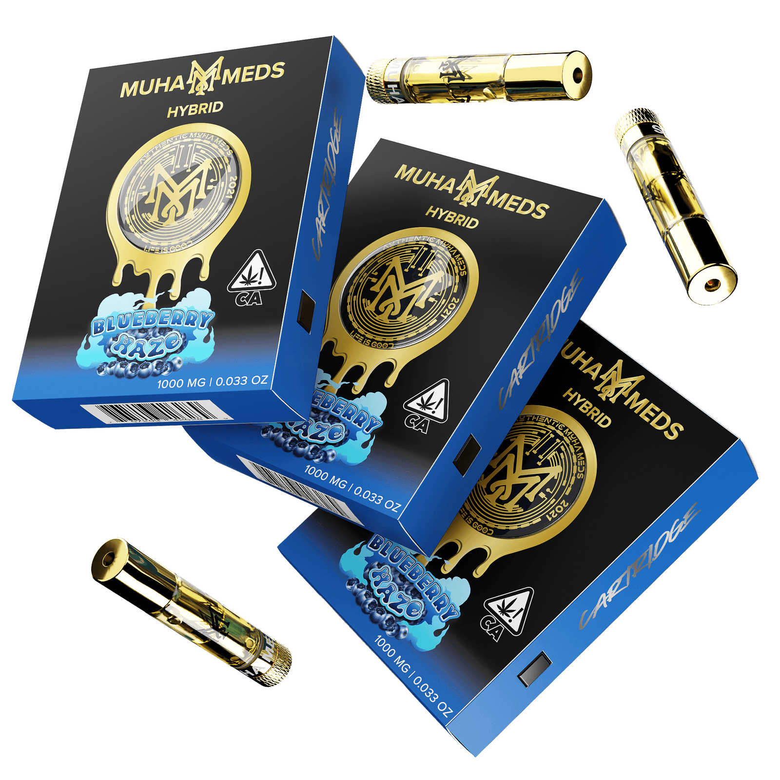 Blueberry Haze Muha Meds Cart 1000MG | Hybrid