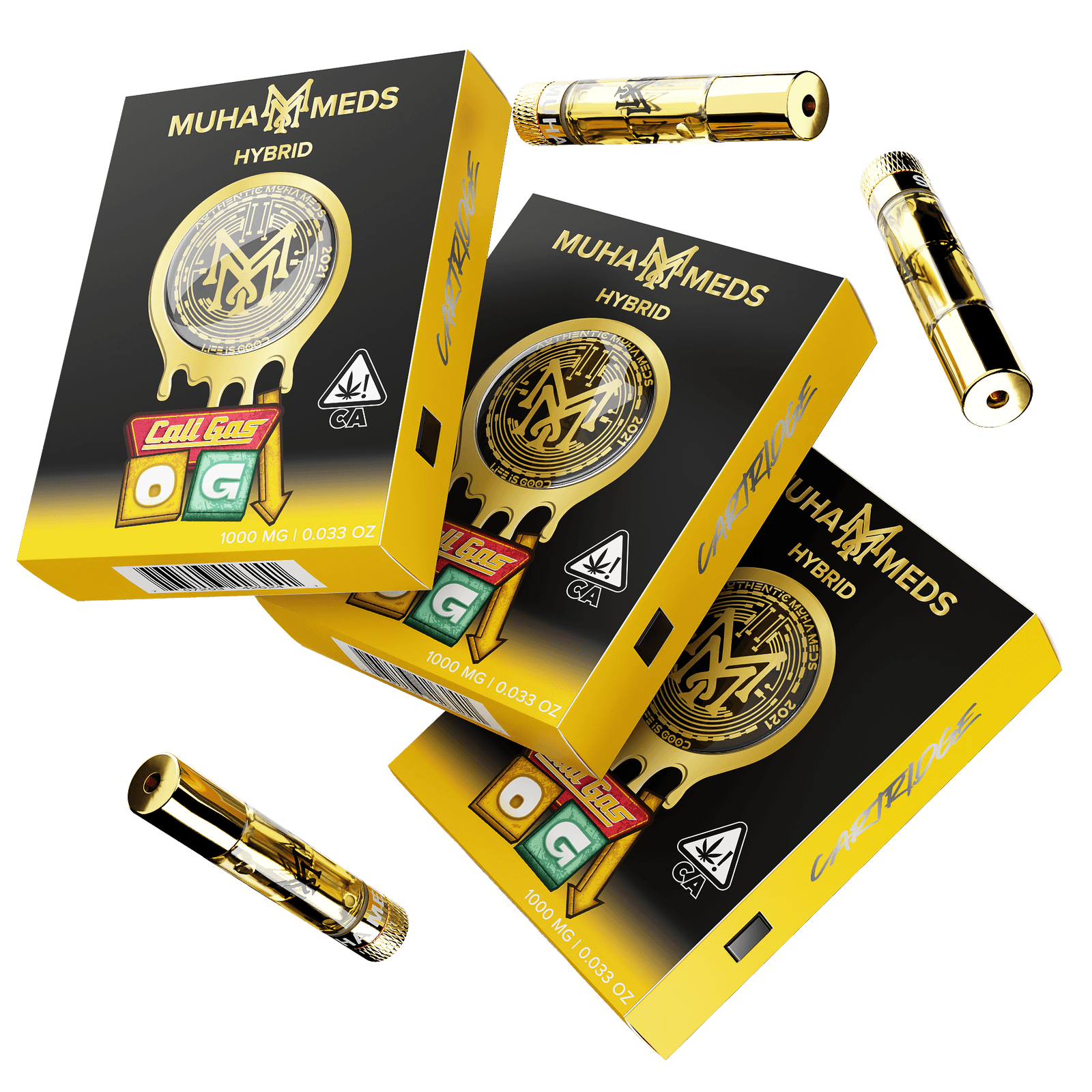 Cali Gas OG Muha Meds Cart 1000MG | Hybrid
