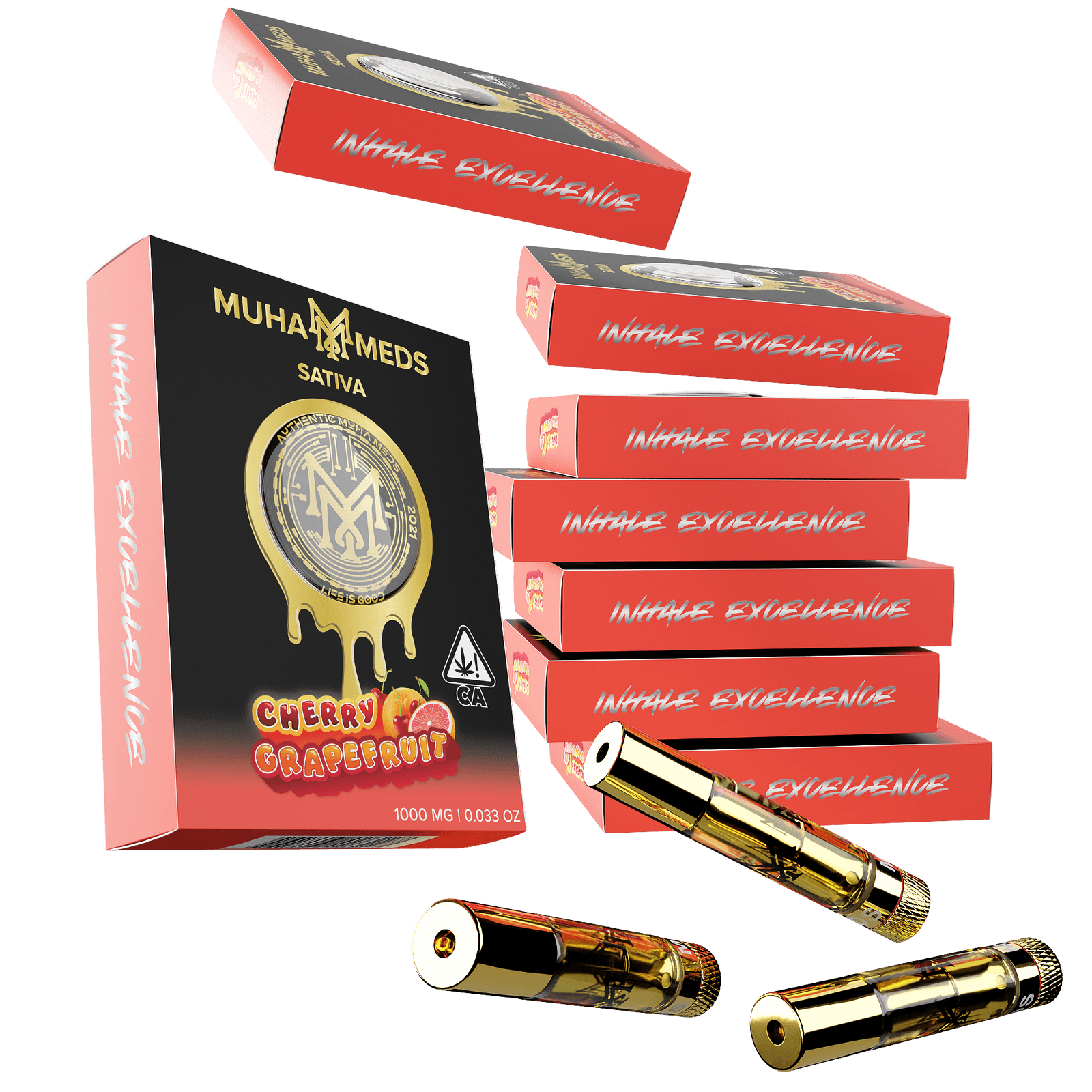 Cherry Grapefruit Muha Meds Cart 1000MG | Sativa Kaufen