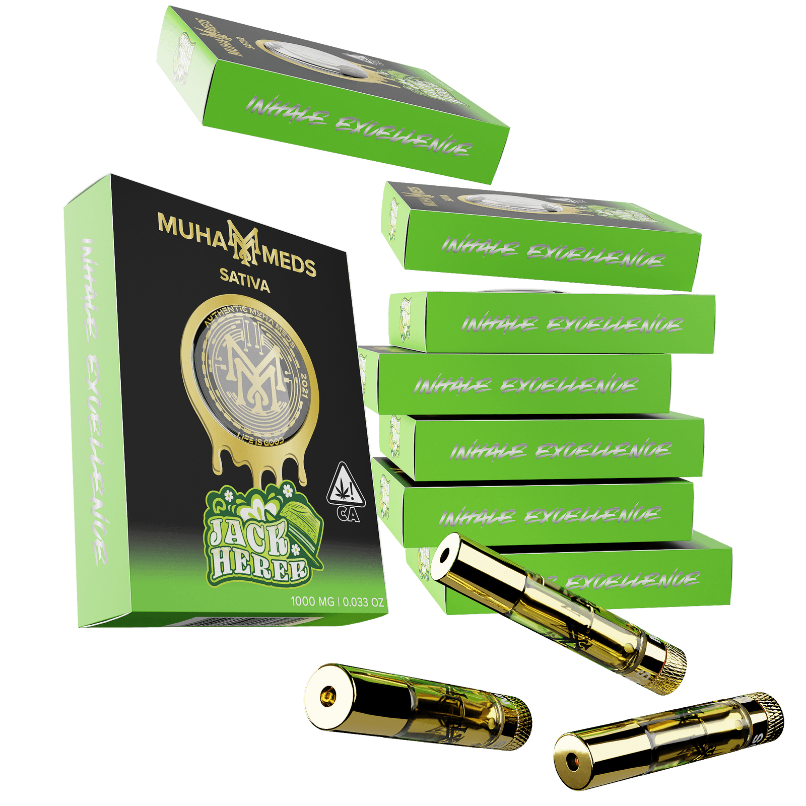 Jack Herer Muha Meds Cart 1000MG | Sativa Kaufen