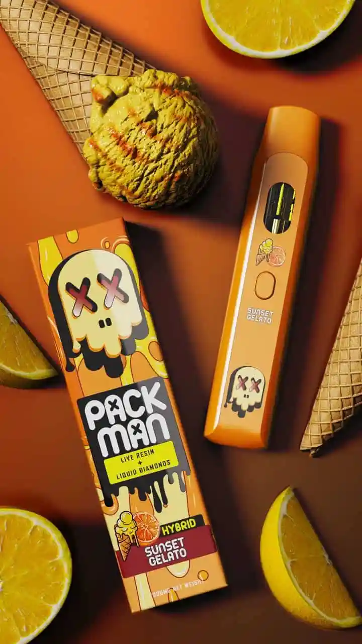 PackMan Sunset Gelato | Einweg-Vapes online kaufen