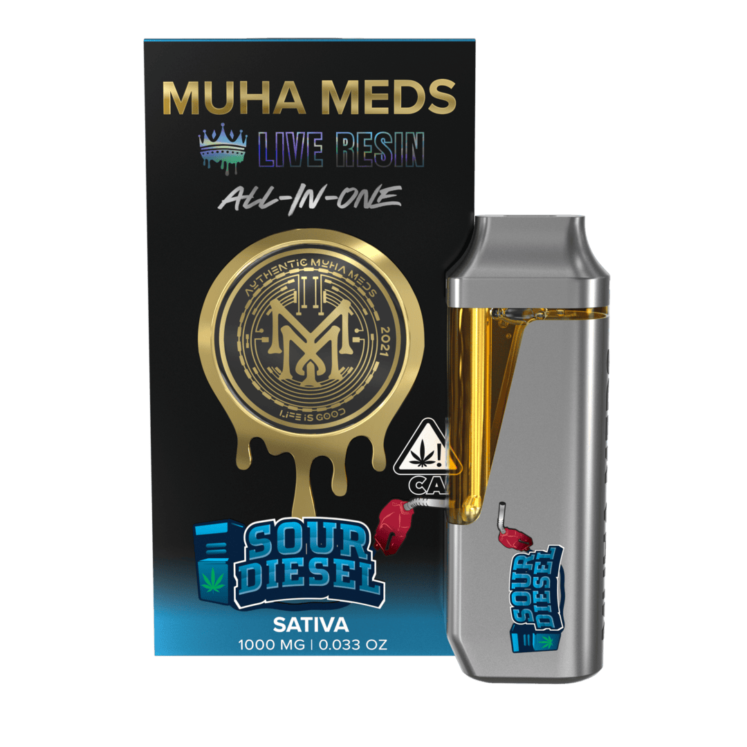 Sour Diesel Muha Meds Disposable Live Resin 1000MG | Sativa
