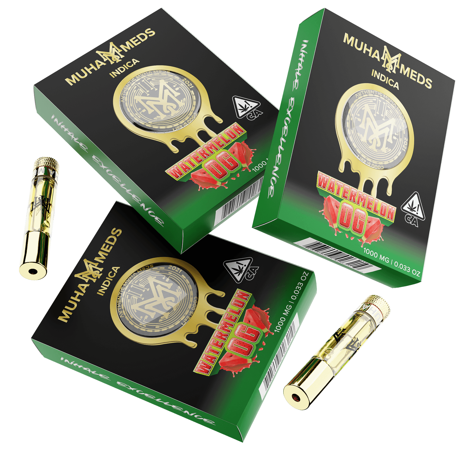 Watermelon OG Muha Meds Cart 1000MG | Indica
