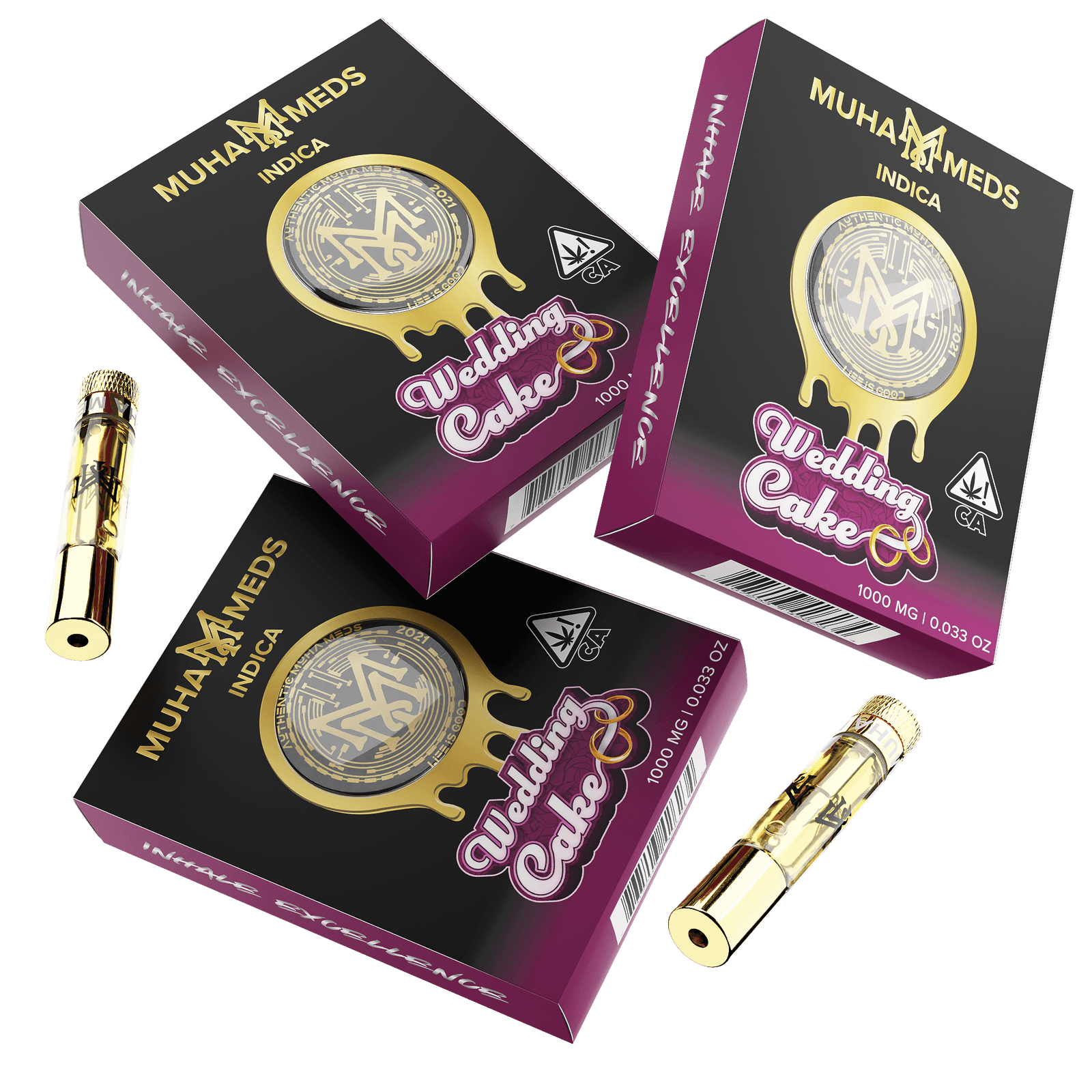 Wedding Cake Muha Meds Cart 1000MG | Indica