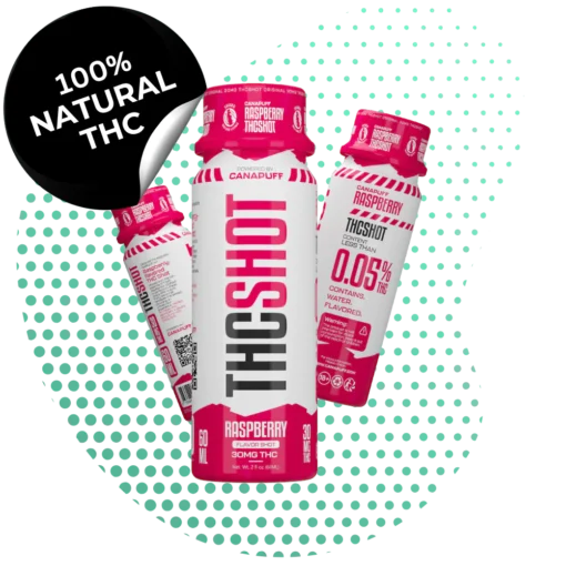 Canapuff THC SHOT - Himbeere 60ml Kaufen