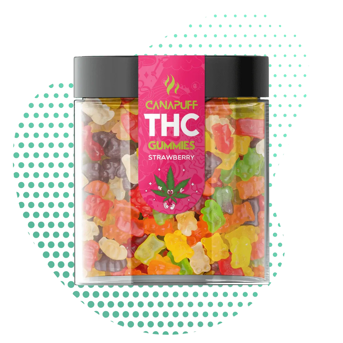 THC Gummibärchen Erdbeere