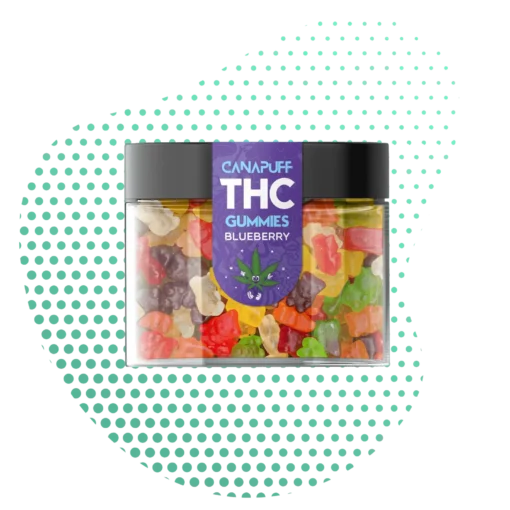 THC Gummibärchen Heidelbeere