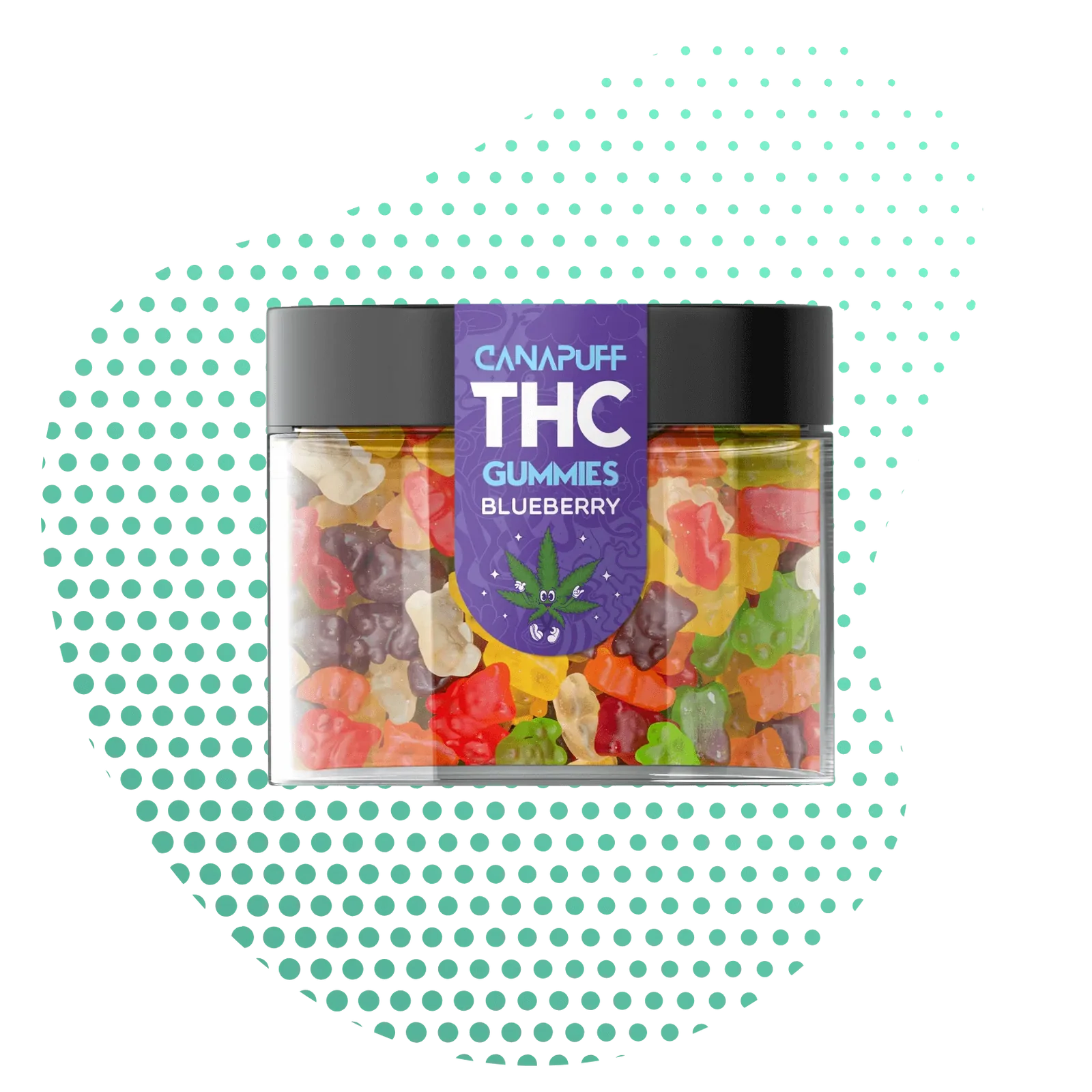 THC Gummibärchen Heidelbeere