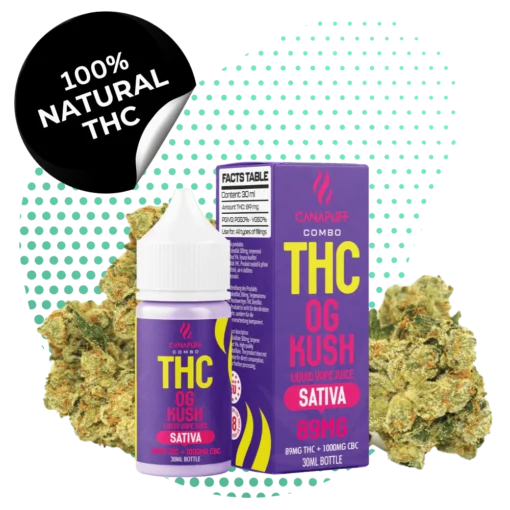 THC Liquid 89mg THC/1000mg CBC - OG Kush - 30ml Kaufen