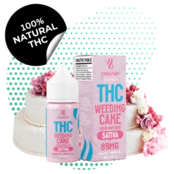 THC Liquid 89mg THC/1000mg CBC - Wedding Cake - 30ml Kaufen