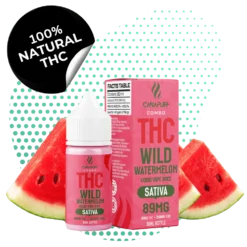 THC Liquid 89mg THC/2000mg CBD - Wild Watermelon - 30ml
